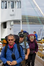 MS Fæmund II with walkers on their way to Femundsmarka.