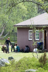 DNT cabin at Røvollen.