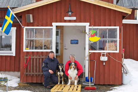 Vertsfolket på Käringsjön. Foto: Naturcentrum AB.