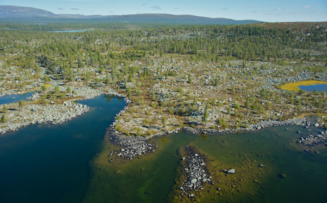 Empfindliche Gebirgsseen. Foto: Naturcentrum AB.