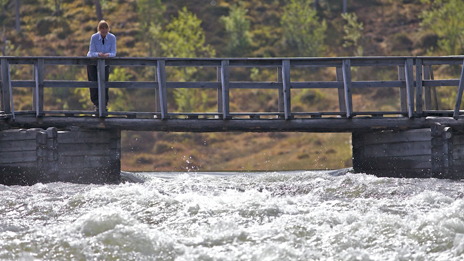Rapids at Røa. Photo: Naturcentrum AB.